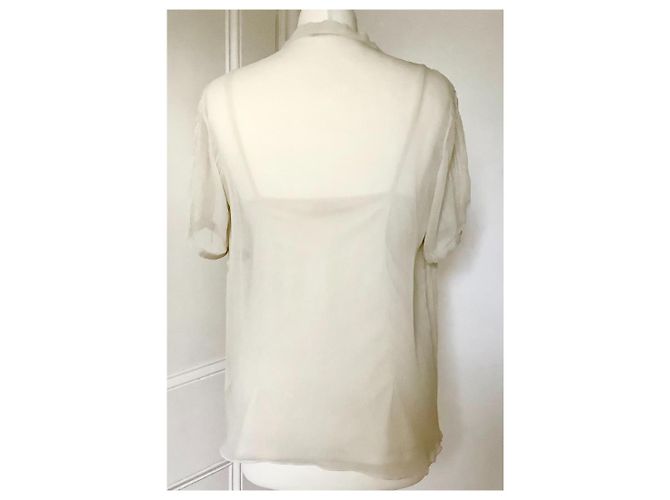 John Galliano Conjunto de seda Galliano de 2 piezas Beige - vista 3