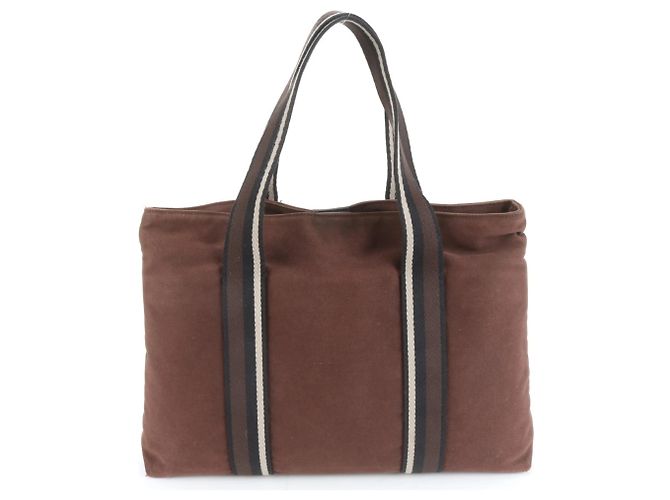 Hermès Troca Horizontal MM Leder Tote Bag Braun - Ansicht 3