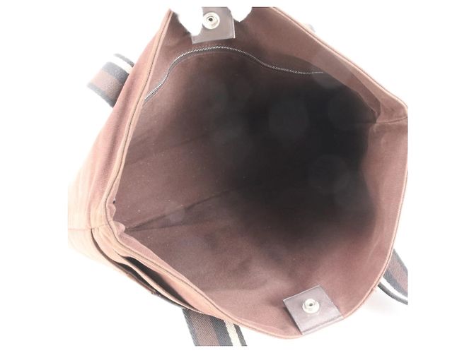 Hermès Troca Horizontal MM Leder Tote Bag Braun - Ansicht 7