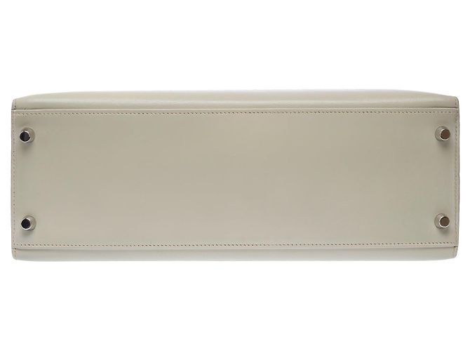 Hermès Borsa HERMES Kelly 32 in Pelle Grigia - 103303 Grigio - vista 11