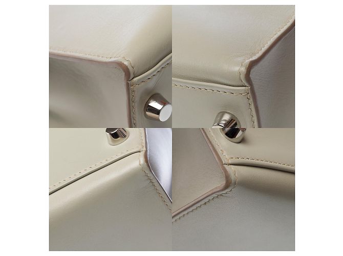 Hermès Borsa HERMES Kelly 32 in Pelle Grigia - 103303 Grigio - vista 12