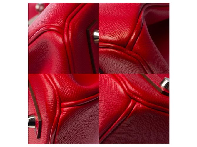 Hermès Borsa HERMES Birkin 35 in Pelle Rossa - 103312 Rosso - Ansicht 12