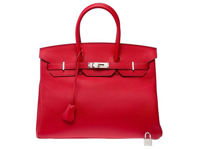 Hermès Borsa HERMES Birkin 35 in Pelle Rossa - 103312 Rosso - Ansicht 3