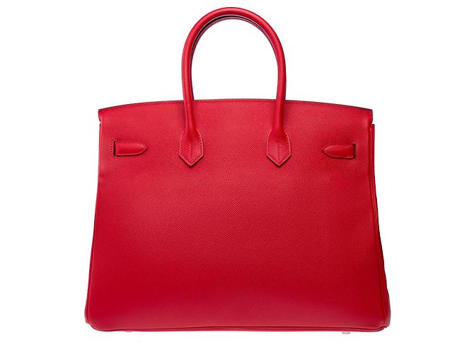 Hermès Borsa HERMES Birkin 35 in Pelle Rossa - 103312 Rosso - Ansicht 4