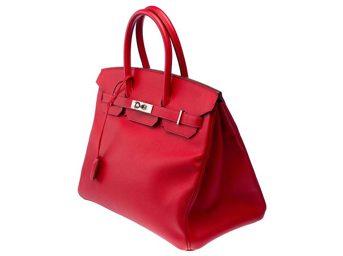 Hermès Borsa HERMES Birkin 35 in Pelle Rossa - 103312 Rosso - Ansicht 5