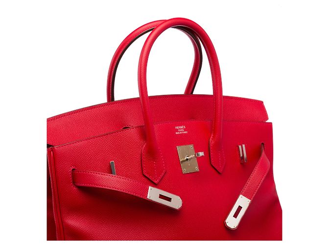 Hermès Borsa HERMES Birkin 35 in Pelle Rossa - 103312 Rosso - Ansicht 7