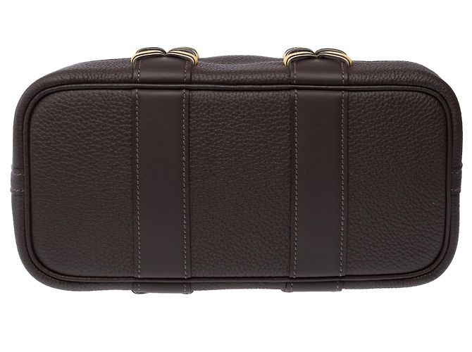 Hermès Borsa HERMES Garden Party in Pelle Marrone - 103323 - vista 12