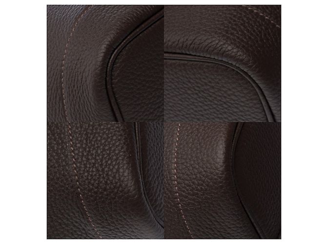 Hermès Borsa HERMES Garden Party in Pelle Marrone - 103323 - vista 13