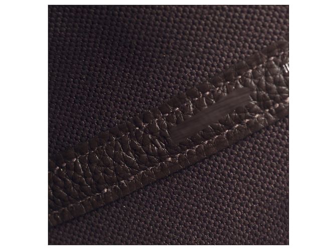 Hermès Borsa HERMES Garden Party in Pelle Marrone - 103323 - vista 9