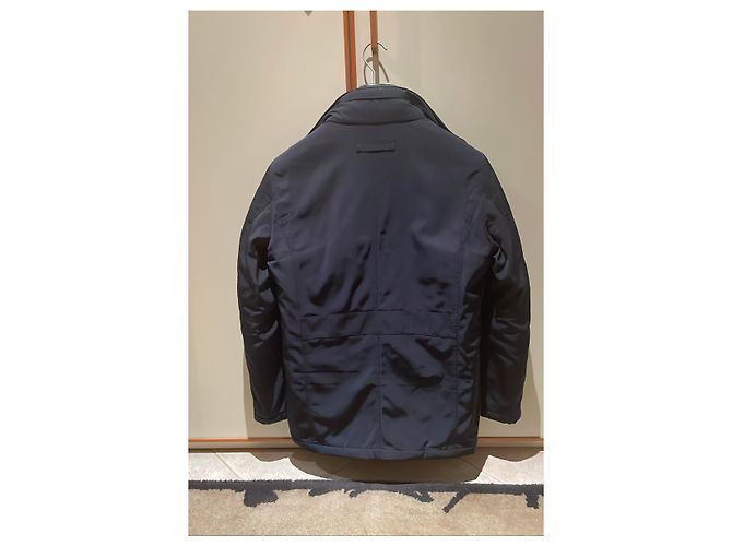 Autre Marque Giacca blu navy imbottita Blu scuro - vista 4