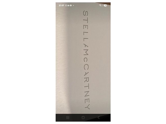 Stella Mc Cartney Stella McCartney Falabella Handtasche Lammleder Grau - Ansicht 2