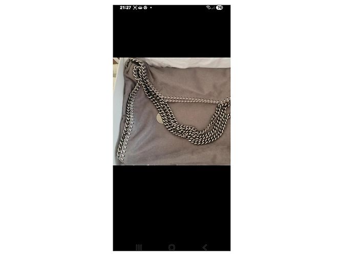 Stella Mc Cartney Stella McCartney Falabella Handtasche Lammleder Grau - Ansicht 3