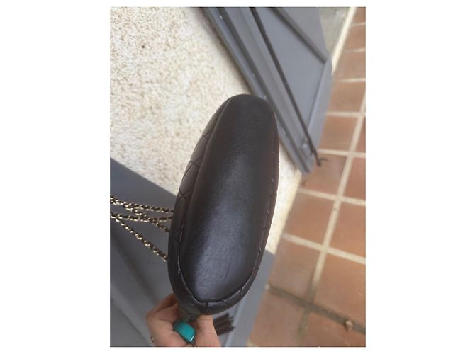 Borsa shopper Chanel Shopping in pelle nera Nero - vista 4