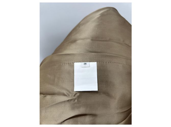 Abrigo largo taupe MKT studio Castaño - vista 6