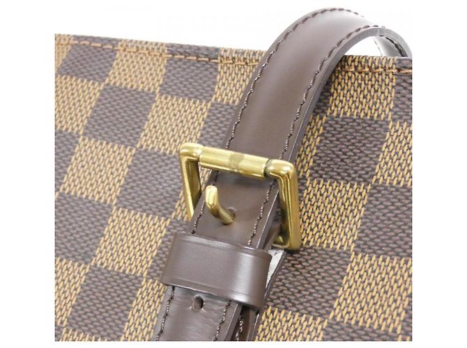 Borsa a Spalla Chelsea Damier Louis Vuitton Marrone - vista 6