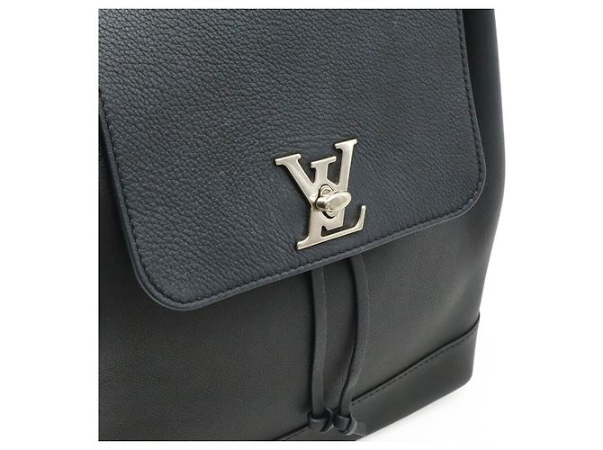 Louis Vuitton Lockme Calf Leather Backpack Black - view 9
