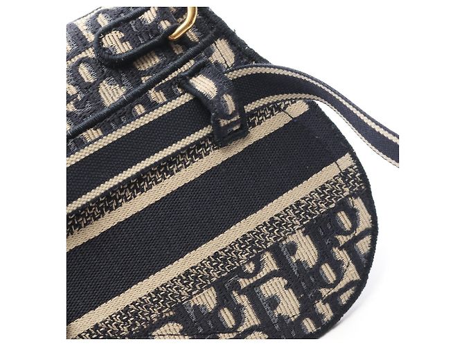 Bolsa de cintura em lona Dior Saddle - vista 6
