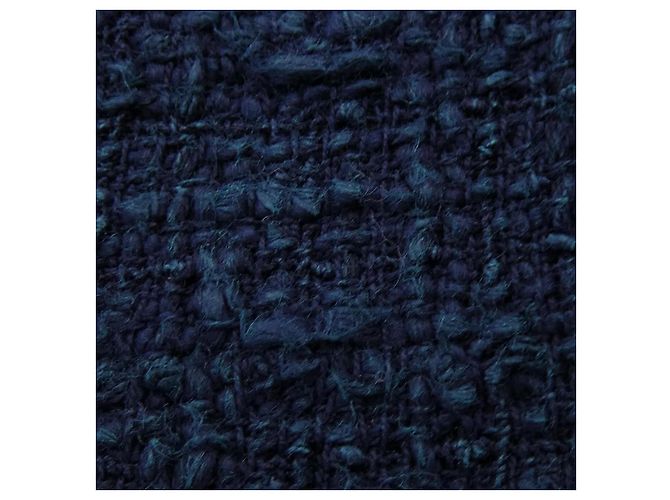 Timeless Chaqueta Chanel sin cuello Azul Azul marino - vista 7