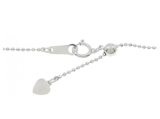 Autre Marque Collana in diamante in oro bianco Au750 a forma di fiore Argento - vista 5