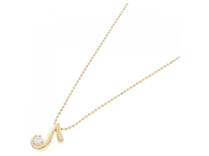 Autre Marque Au750 Note Diamant Halskette Golden - Ansicht 2