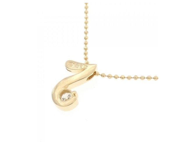 Autre Marque Au750 Note Diamant Halskette Golden - Ansicht 4
