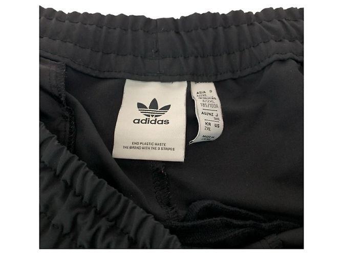 Autre Marque Anti University Polyesterhosen von adidas Schwarz Weiß - Ansicht 3