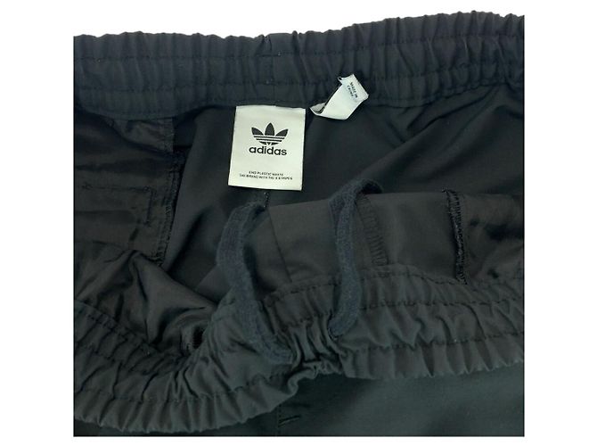 Autre Marque Anti University Polyesterhosen von adidas Schwarz Weiß - Ansicht 5