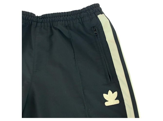 Autre Marque Anti University Polyesterhosen von adidas Schwarz Weiß - Ansicht 6