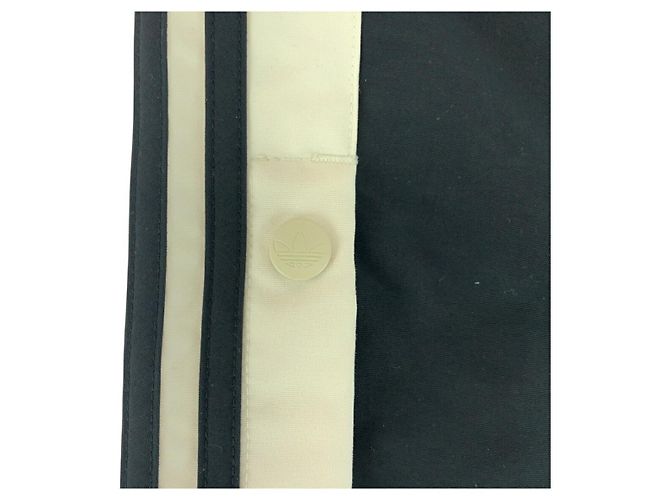 Autre Marque Anti University Polyesterhosen von adidas Schwarz Weiß - Ansicht 8