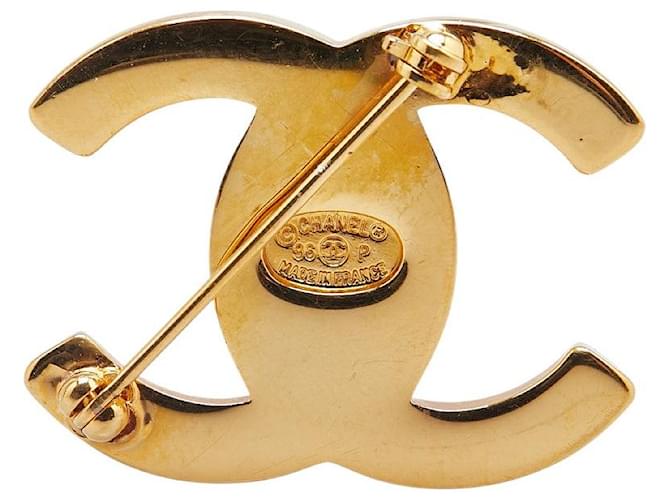 Timeless Spilla Turnlock Coco Mark di Chanel D'oro - vista 2