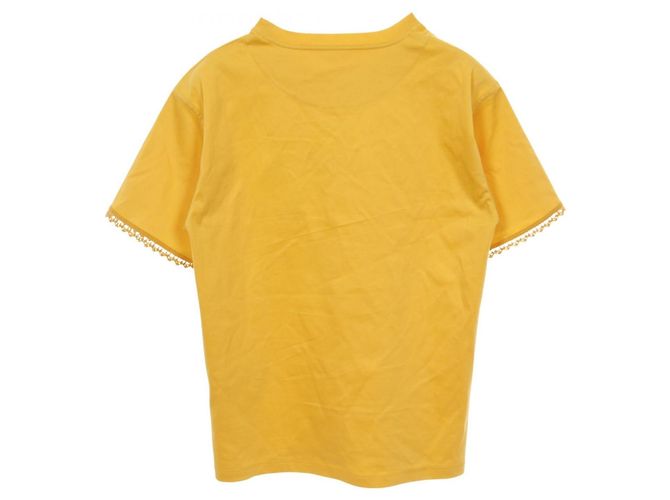 Hermès Top de algodão Hermes Amarelo - vista 2