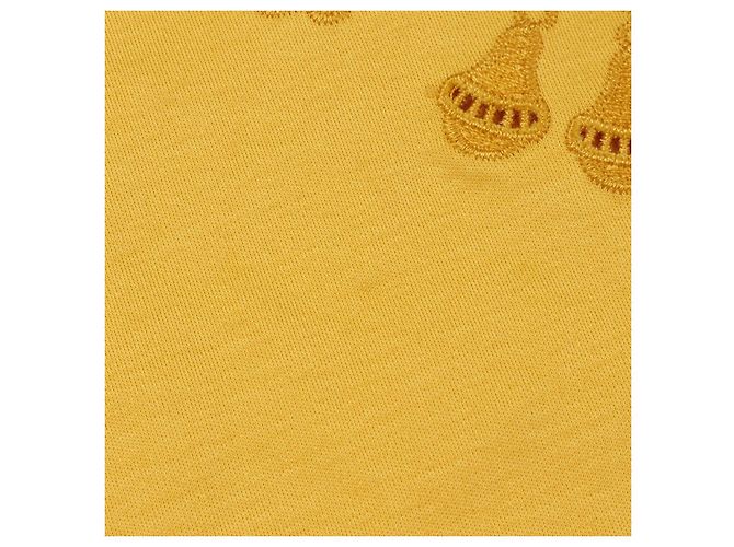 Hermès Top de algodão Hermes Amarelo - vista 6