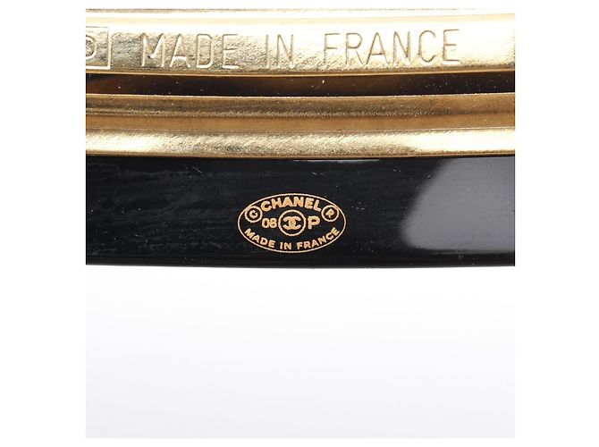 Timeless Fermaglio Coco Mark Matelassé di Chanel Nero - vista 3