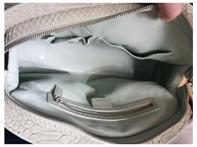 Dior My Dior Handtasche aus Pythonleder Hellgrün - Ansicht 10