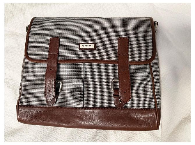 Sac Messenger Burberry Black Label Marron - vue 2