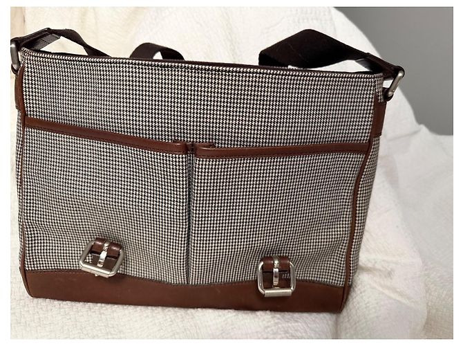 Sac Messenger Burberry Black Label Marron - vue 4