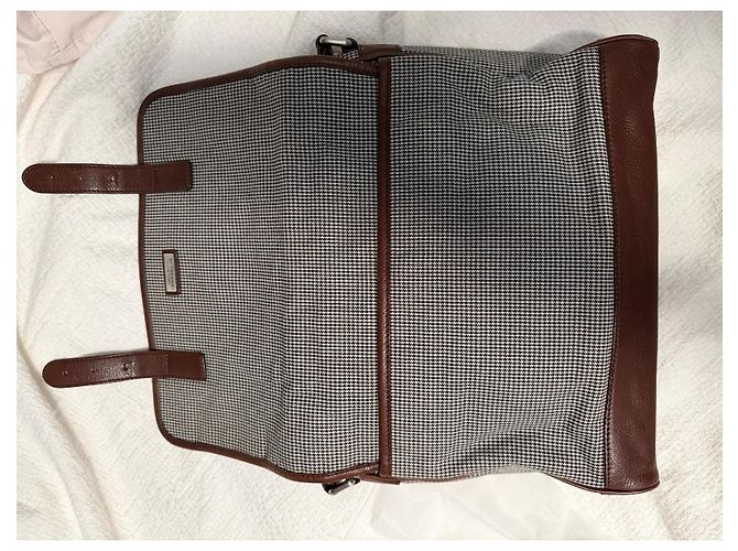 Sac Messenger Burberry Black Label Marron - vue 5