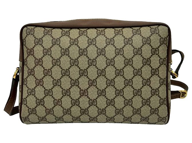 Gucci Crossbody Beige GG Supreme Web - vista 2