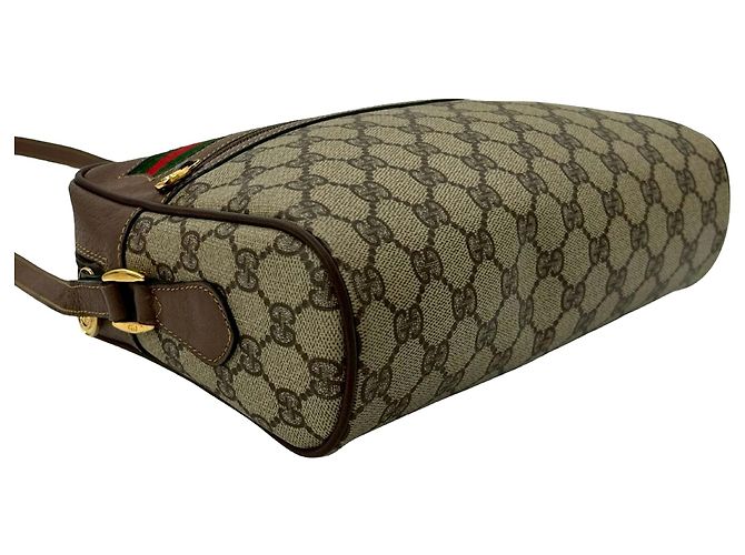 Gucci Crossbody Beige GG Supreme Web - vista 3