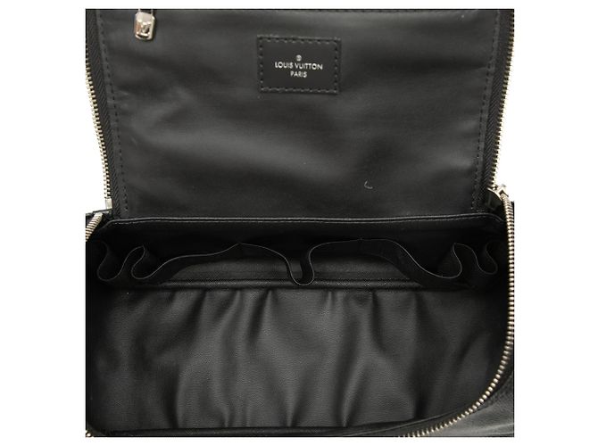 Pochette da Toilette Damier Graphite Nera Louis Vuitton Nero - vista 4