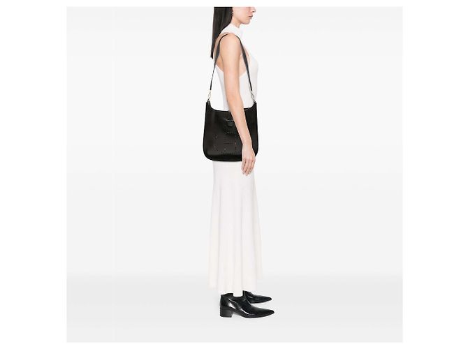 Hermès Black Clemence Evelyne I GM Nero - vista 7
