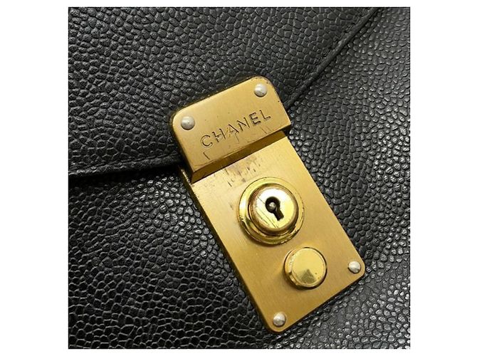 Maletín de Caviar Negro Chanel - vista 7
