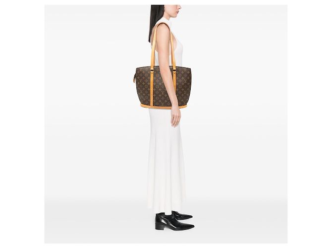 Louis Vuitton Borsa Babylone Monogramma Marrone - vista 7