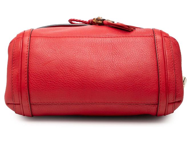 Borsa Bella in pelle rossa Gucci Rosso - vista 3
