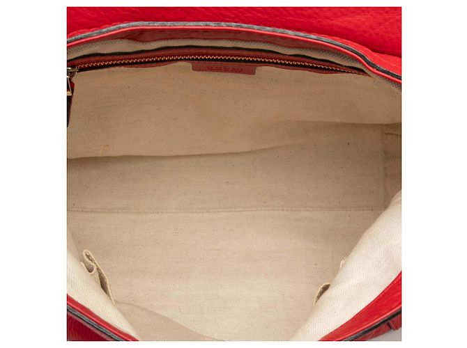 Borsa Bella in pelle rossa Gucci Rosso - vista 4