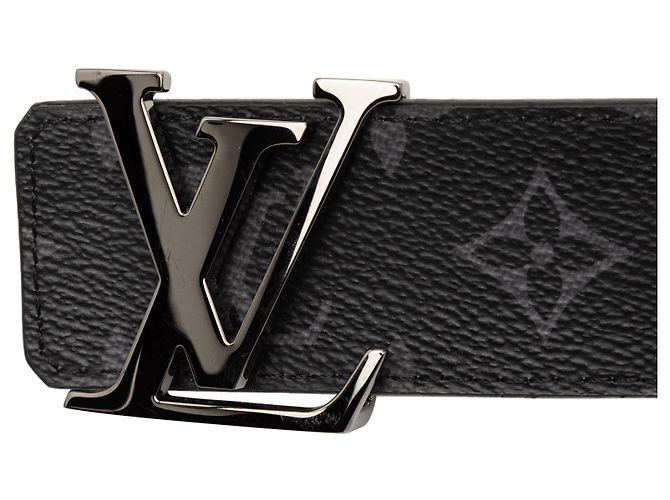 Reversibler LV Initiales Monogram Eclipse Gürtel in Schwarz von Louis Vuitton - Ansicht 4
