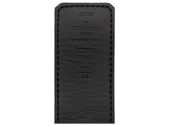 Reversibler LV Initiales Monogram Eclipse Gürtel in Schwarz von Louis Vuitton - Ansicht 5