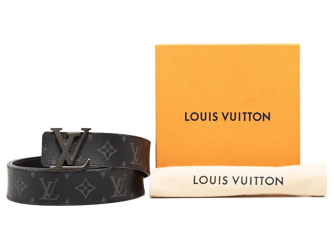 Reversibler LV Initiales Monogram Eclipse Gürtel in Schwarz von Louis Vuitton - Ansicht 6