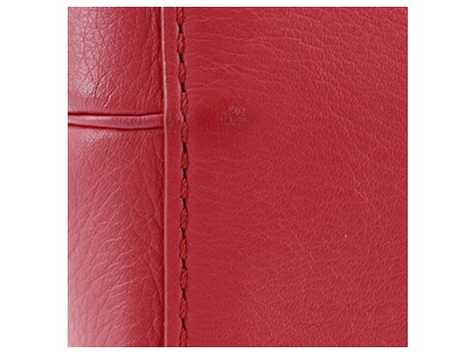 Fendi Petite 2Jours in Pelle Rossa Rosso - vista 10