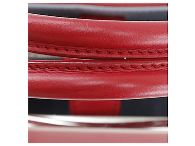 Fendi Petite 2Jours in Pelle Rossa Rosso - vista 14